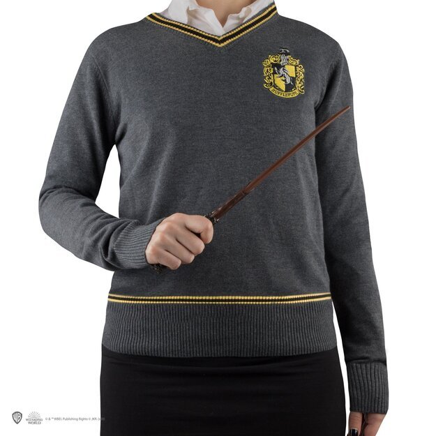 Harry Potter - Hufflepuff - Grey Knitted Sweater - Small 2