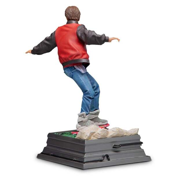 Back to the Future II - Marty McFly on Hoverboard Statue Art Scale 1/10 1