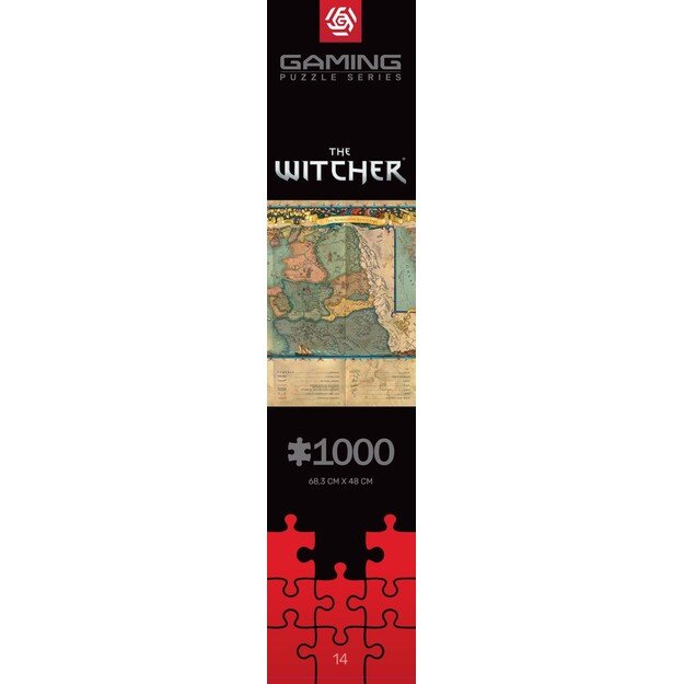 GAMING PUZZLE: THE WITCHER 3 THE NORTHERN KINGDOMS PUZZLES - 1000 1