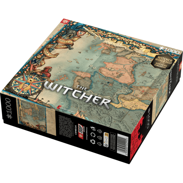 GAMING PUZZLE: THE WITCHER 3 THE NORTHERN KINGDOMS PUZZLES - 1000 8