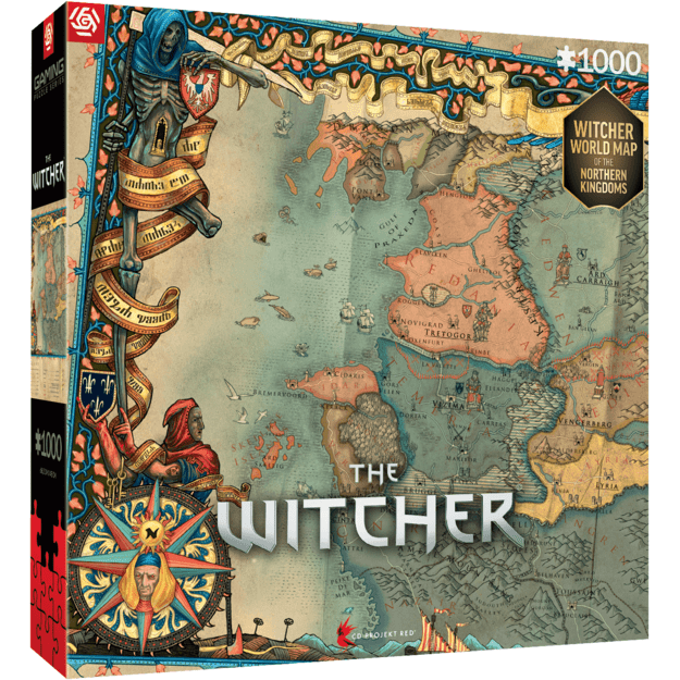 GAMING PUZZLE: THE WITCHER 3 THE NORTHERN KINGDOMS PUZZLES - 1000 4