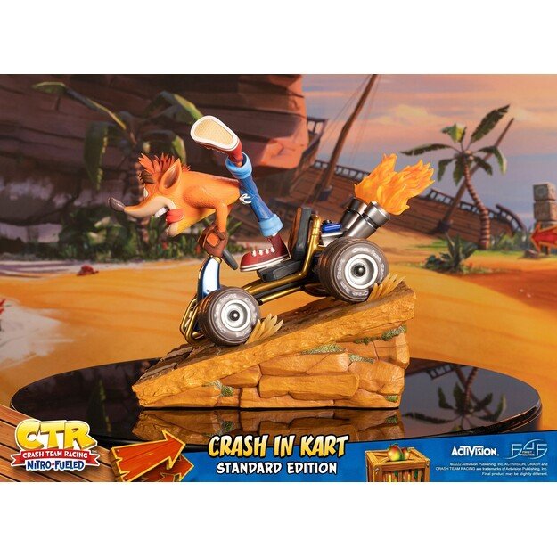 Crash Team Racing Nitro-Fueled (Crash In Kart) RESIN Statue 4