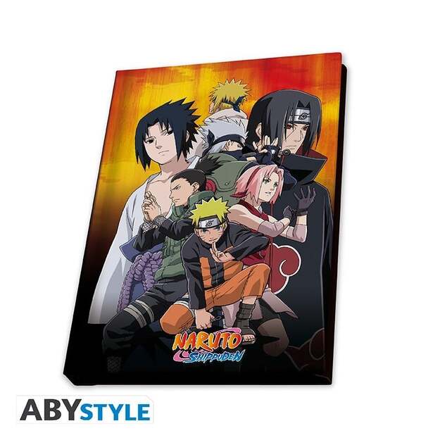 NARUTO SHIPPUDEN - Pck Mug320ml + Keyring PVC + Notebook Naruto 1