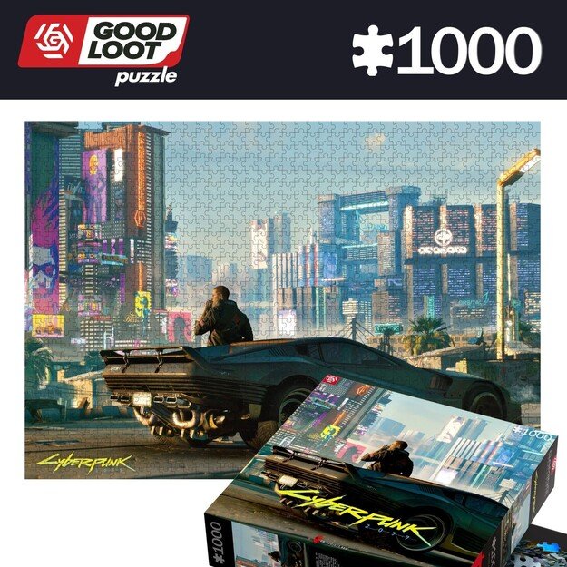 GAMING PUZZLE: CYBERPUNK 2077: MERCENARY ON THE RISE PUZZLES - 1000 7