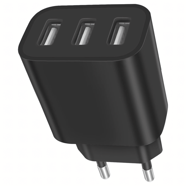Mocna Kostka Ładowarka Sieciowa 3 x Usb Uniwerslana USB 3 Porty 5V 3.4A  4