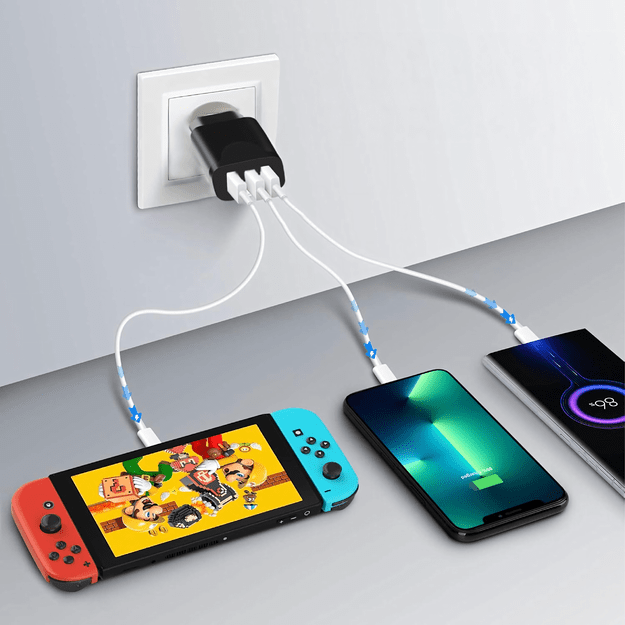 Mocna Kostka Ładowarka Sieciowa 3 x Usb Uniwerslana USB 3 Porty 5V 3.4A  13