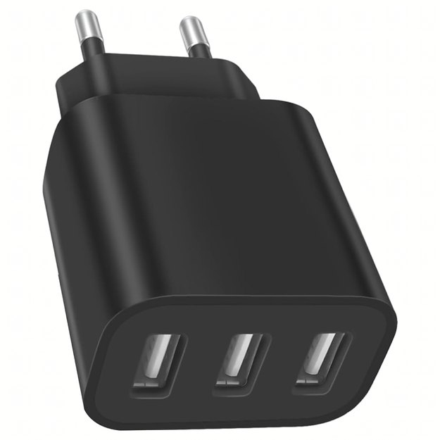 Mocna Kostka Ładowarka Sieciowa 3 x Usb Uniwerslana USB 3 Porty 5V 3.4A  3