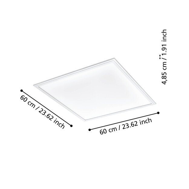 EGLO - Salobrena-Z panel white 59.5x59.5 - TW - Zigbee, Bluetooth 1
