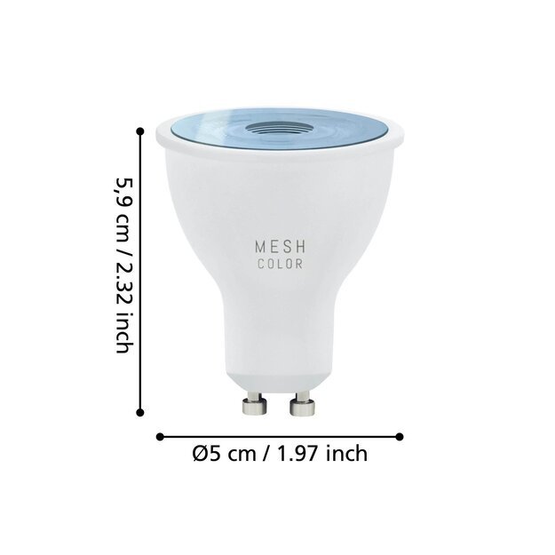 EGLO - GU10 - RGB + TW - Zigbee, Bluetooth 5