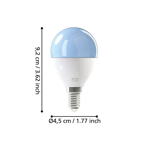EGLO - E14 P45 - RGB + TW - Zigbee, Bluetooth 6