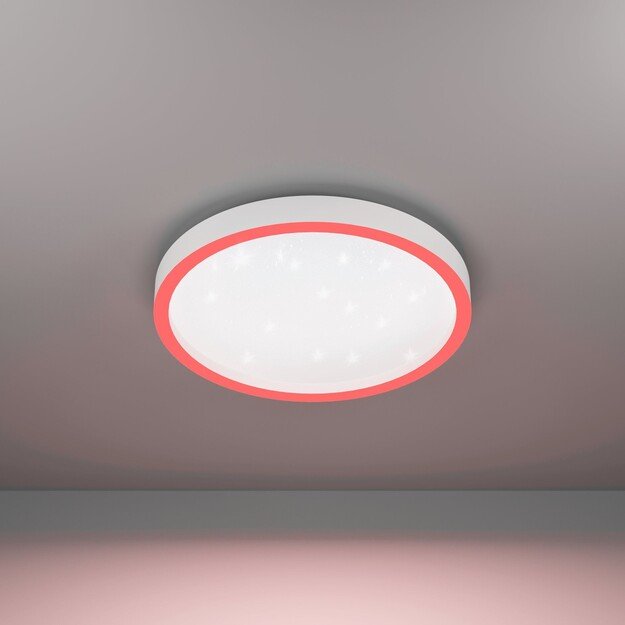 EGLO - Montemorelos-Z loft lamp white w/crystal effect Ø42 - RGB + TW - Zigbee, Bluetooth 2
