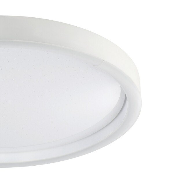 EGLO - Montemorelos-Z loft lamp white w/crystal effect Ø42 - RGB + TW - Zigbee, Bluetooth 4
