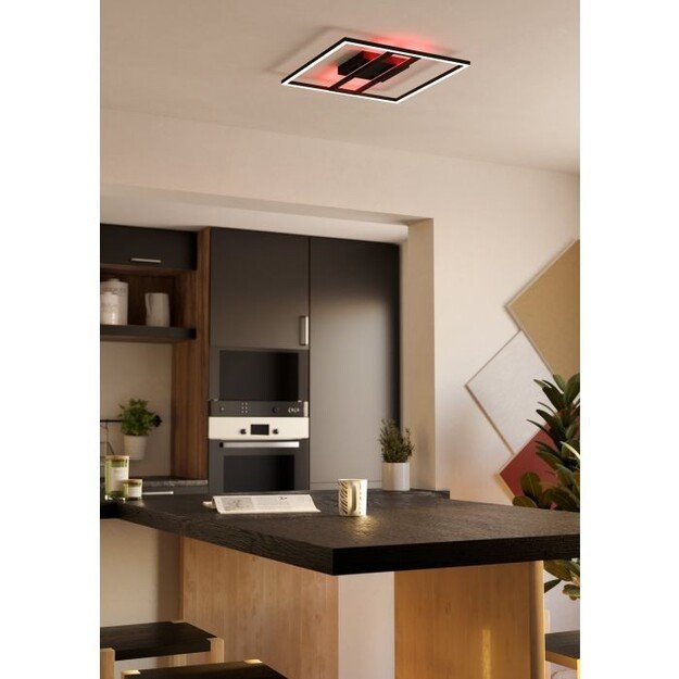 EGLO - Calagrano-Z ceiling lamp black 45x45 - RGB + TW - Zigbee, Bluetooth 2