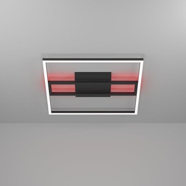 EGLO - Calagrano-Z ceiling lamp black 45x45 - RGB + TW - Zigbee, Bluetooth 3