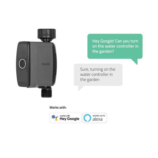 Hombli - Smart Outdoor Water Controller, Black 4