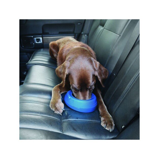 Kurgo - Splash Free Wander Dog Water Bowl, blue - (81314601812) 1