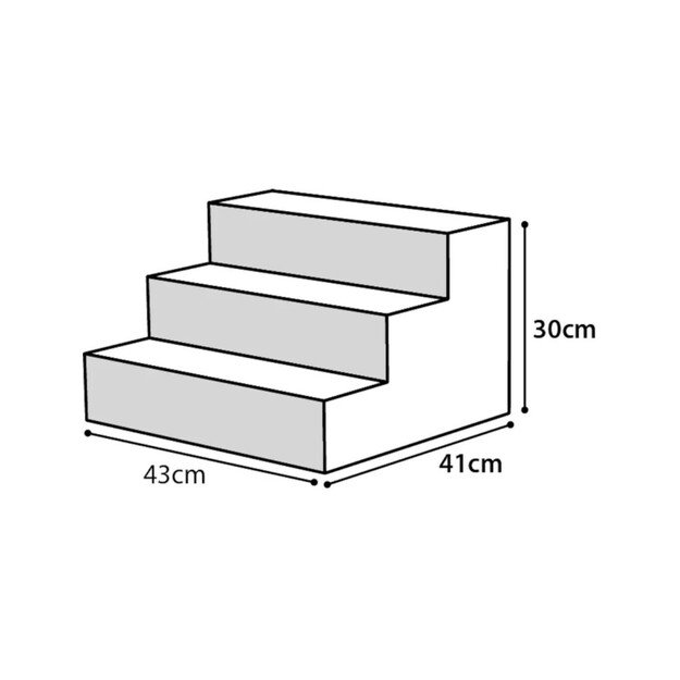 Flamingo - Easy step stair grey, S - (540058500350) 1