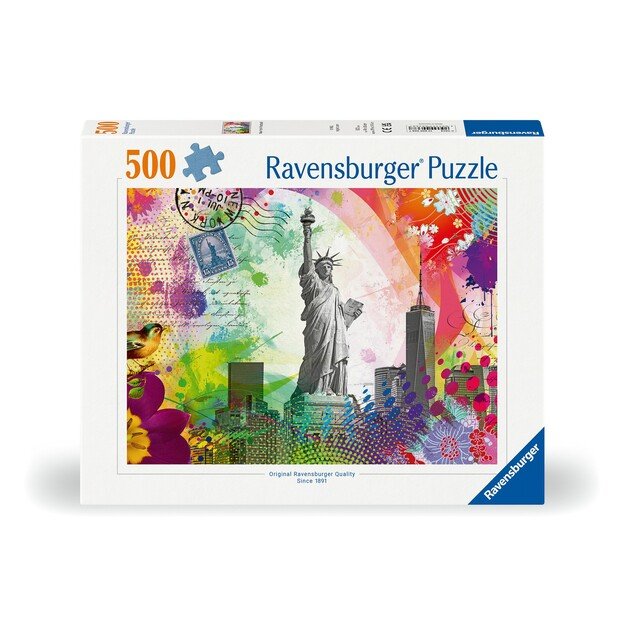 Ravensburger - Puzzle New York Postcard 500p (12000368) 1