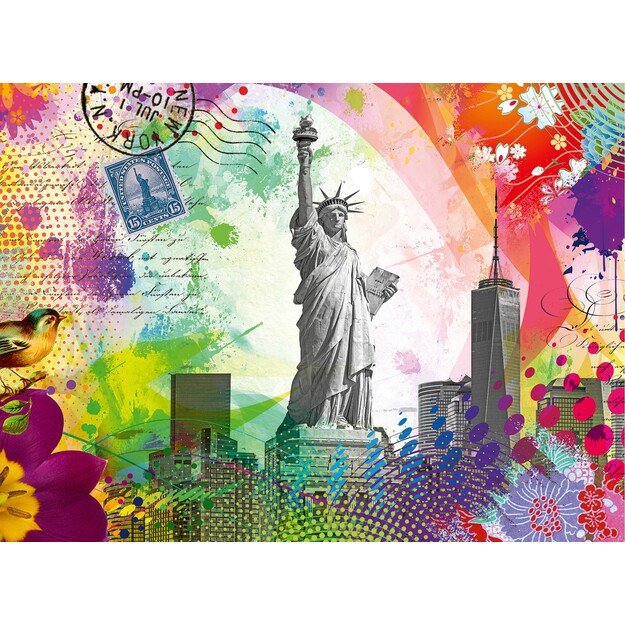Ravensburger - Puzzle New York Postcard 500p (12000368) 2