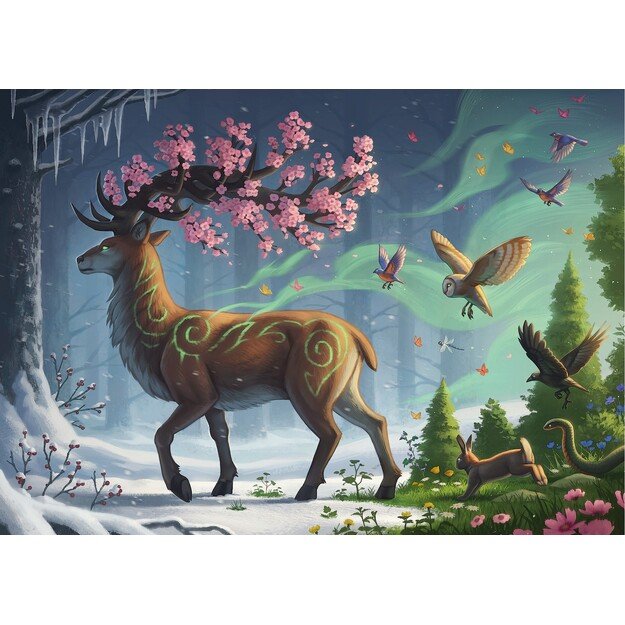 Ravensburger - Puzzle Spring Deer 1000p (12000616) 2