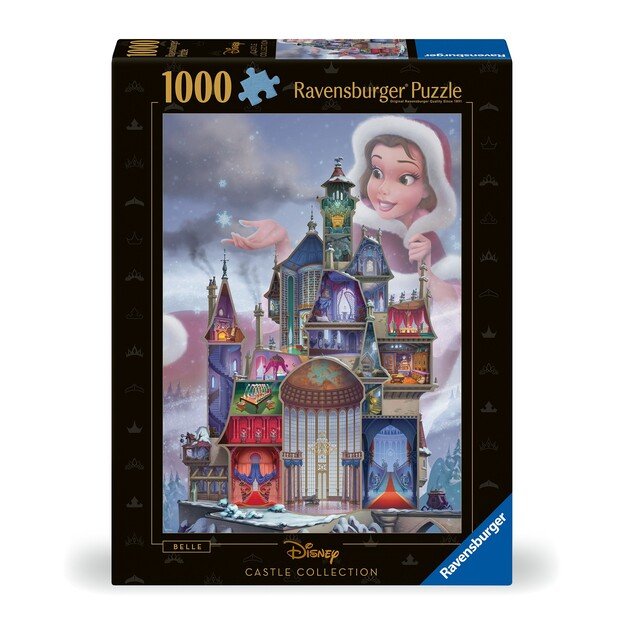 Ravensburger - Puzzle Disney Castles Belle 1000p (12000262) 1