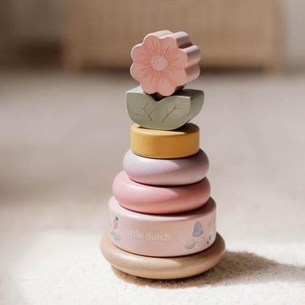 Little Dutch - Rocking Ring Stacker wood Fairy Garden (LD7342) 5