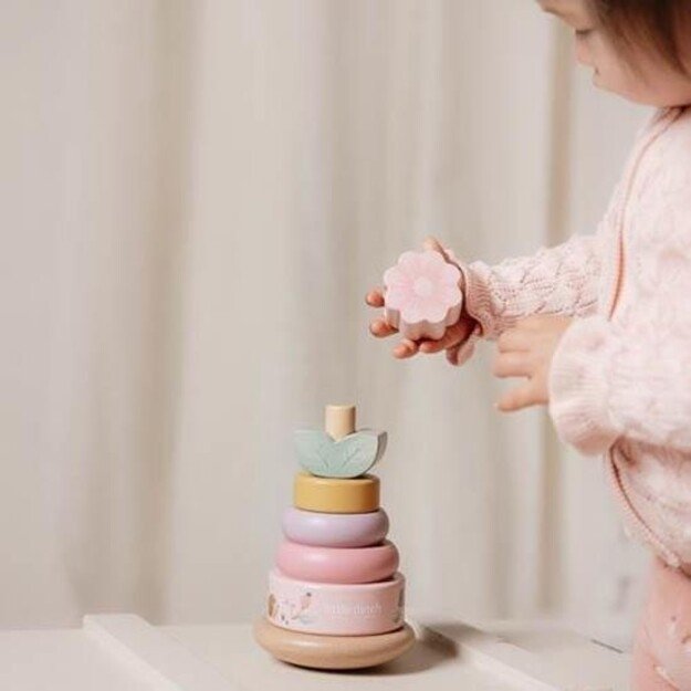 Little Dutch - Rocking Ring Stacker wood Fairy Garden (LD7342) 6