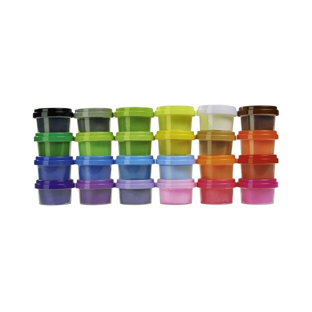 Art & Fun - 24 Dough Pots in 24 Colors (106324528) 3