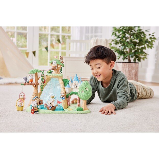 Sylvanian Families - Exciting Discovery Set - Latte Cat Brother & Baby (5763) 6