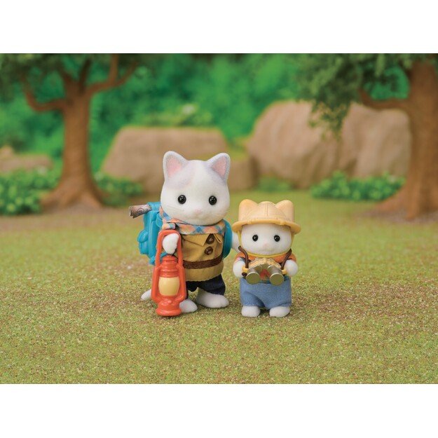 Sylvanian Families - Exciting Discovery Set - Latte Cat Brother & Baby (5763) 7