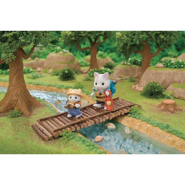 Sylvanian Families - Exciting Discovery Set - Latte Cat Brother & Baby (5763) 8