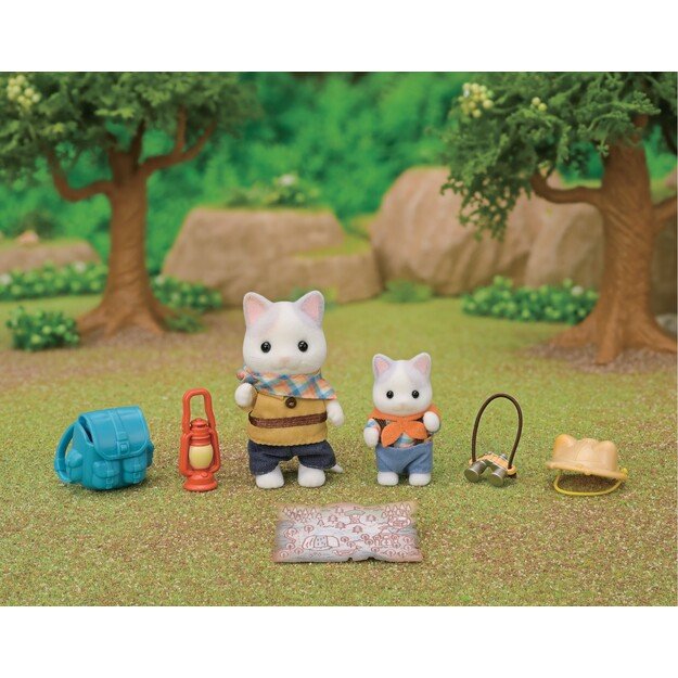 Sylvanian Families - Exciting Discovery Set - Latte Cat Brother & Baby (5763) 1