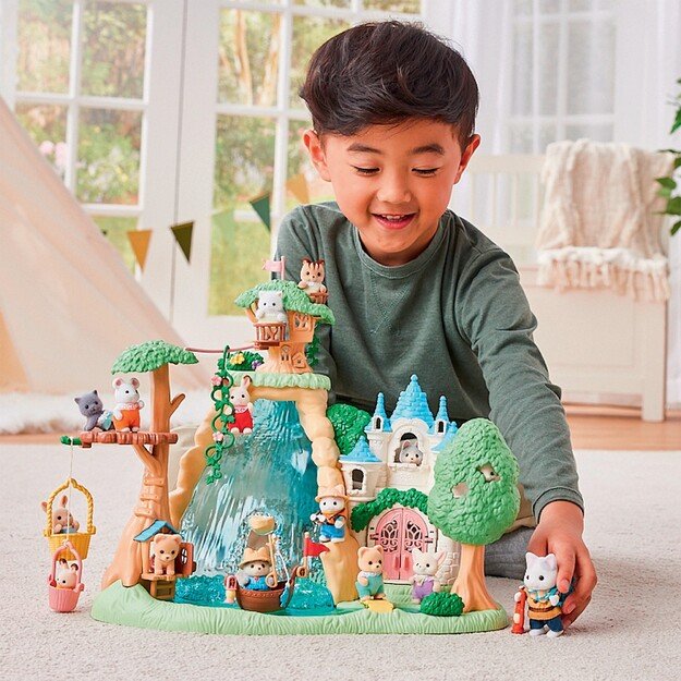 Sylvanian Families - Exciting Discovery Set - Latte Cat Brother & Baby (5763) 2