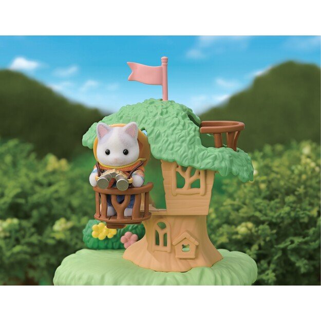 Sylvanian Families - Exciting Discovery Set - Latte Cat Brother & Baby (5763) 4