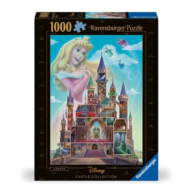 Ravensburger - Puzzle Disney Castles Aurora 1000p (12000266) 1