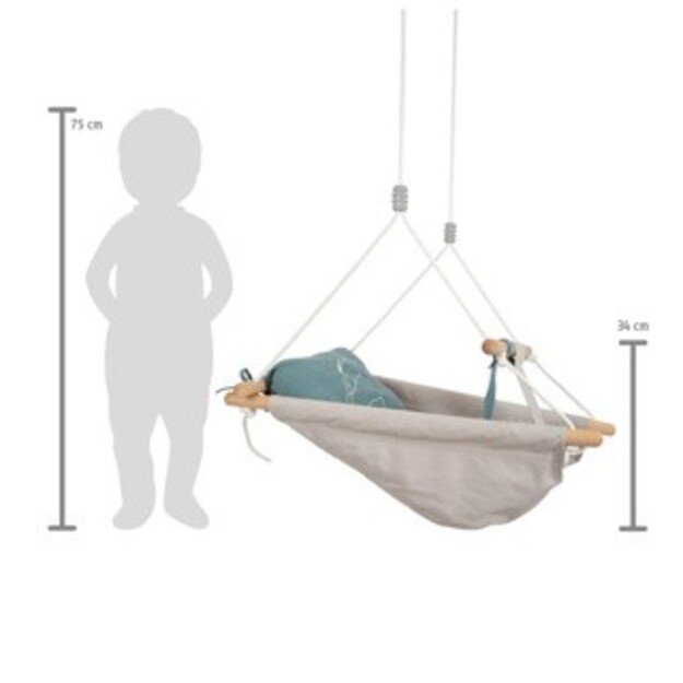 Small Foot - Baby swing with cushion - Seaside (I-SF12327) 2