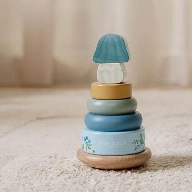 Little Dutch - Rocking Ring Stacker wood Forest Friends (LD7242) 5