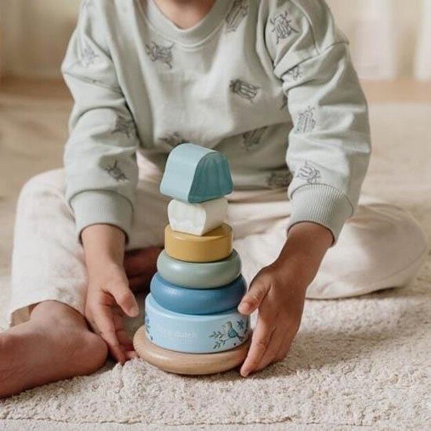 Little Dutch - Rocking Ring Stacker wood Forest Friends (LD7242) 1