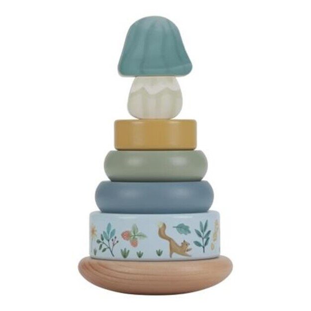 Little Dutch - Rocking Ring Stacker wood Forest Friends (LD7242) 2