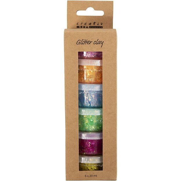 DIY Kit - Glitter Clay 6 pcs. (78746) 2