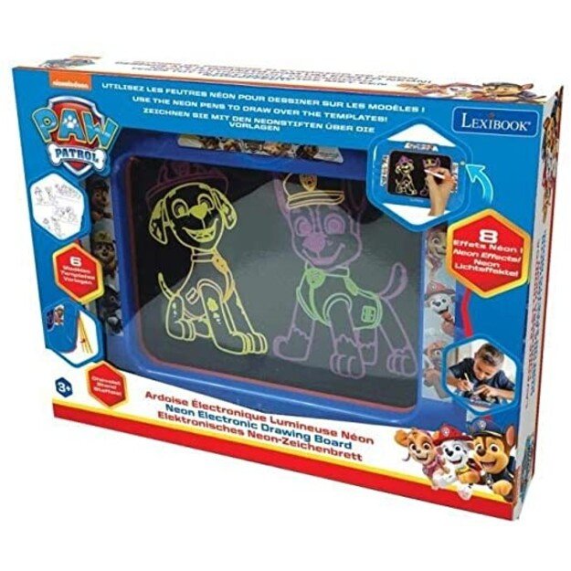 Lexibook - Paw Patrol Neon Luminous Drawing Board (CRNEOPA) 1