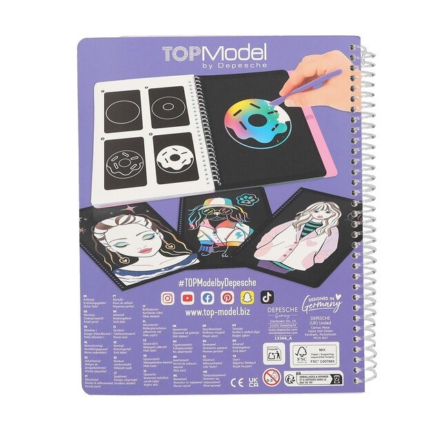 Topmodel - Magic-Scratch Book - (413266) 4