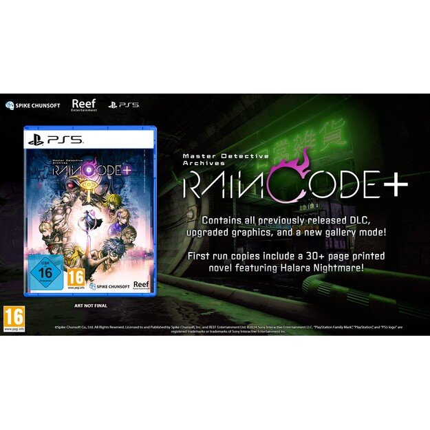 Master Detective Archives: RAIN CODE Plus - Lucid-Noir (Limited Edition)
      
        - PlayStation 5 1