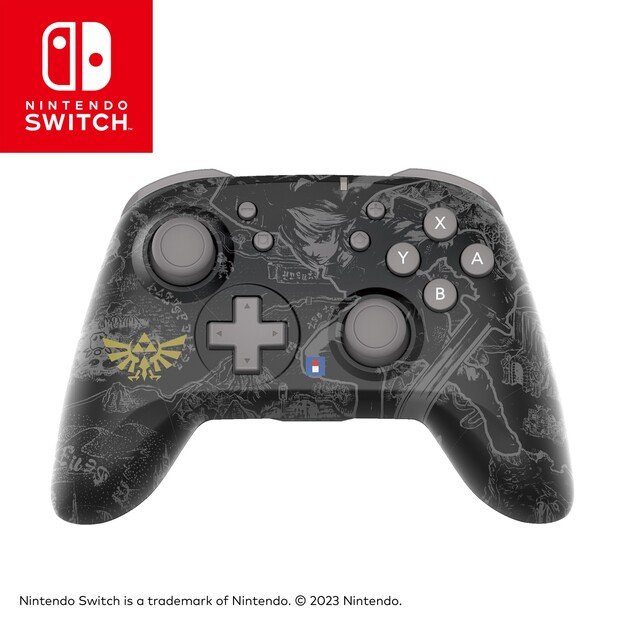 Hori HORIPAD Wireless (Zelda - Black & Grey) 2