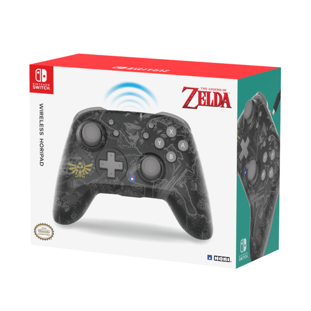 Hori HORIPAD Wireless (Zelda - Black & Grey) 5