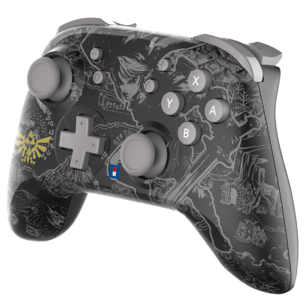 Hori HORIPAD Wireless (Zelda - Black & Grey) 6