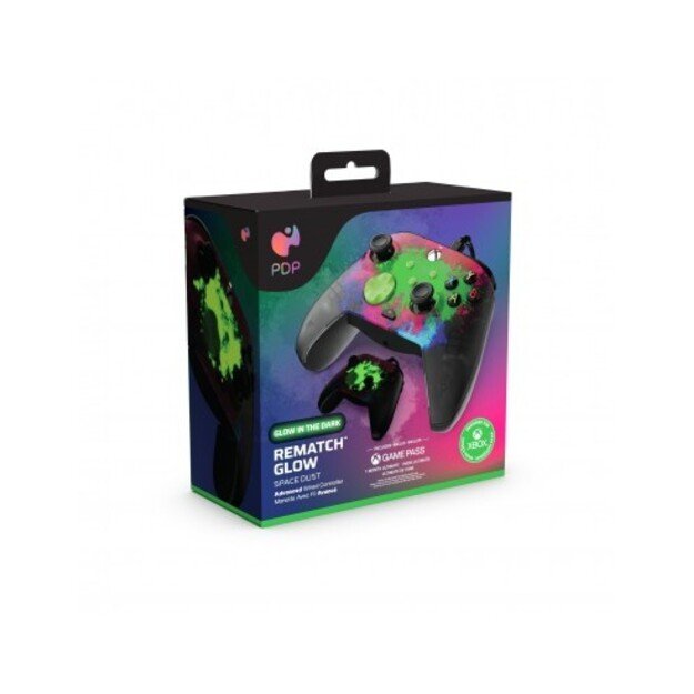 PDP Rematch Wired Controller Glow Space Dust Xbox 6