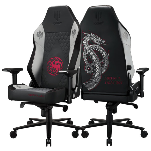 Apollon Collector / House Of The Dragon   Black seat + grey/red 7