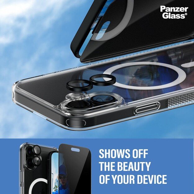 PanzerGlass - iPhone 16 Plus 6.7'' 3-in-1 Privacy Protect Bundle 3