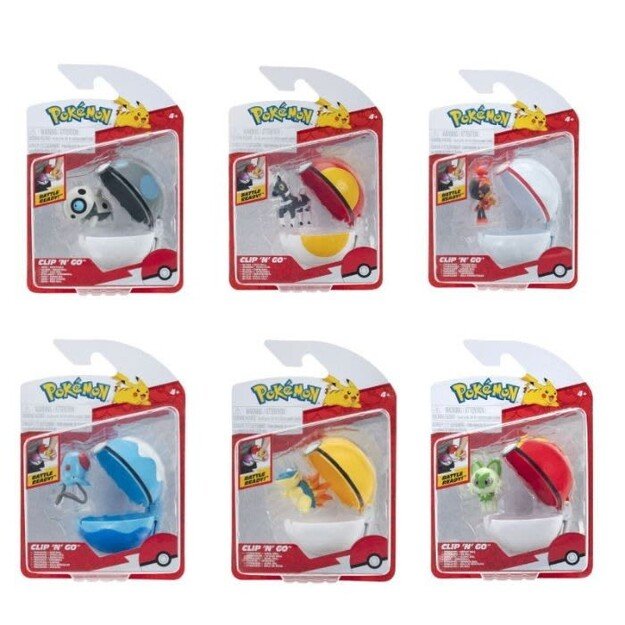 Pokémon - Clip N Go Asst. (95057-20) 2